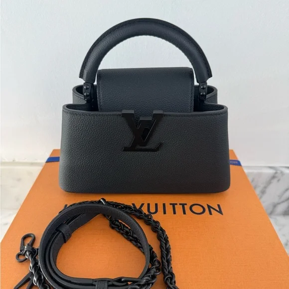 Louis Vuitton Bags Louis Vuitton Capucines Eastwest Mini Black